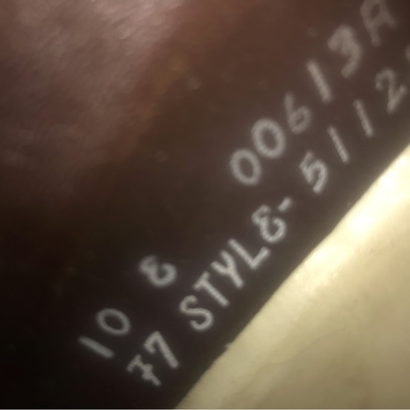 Pre-owned Foot Joy Men’s Brown Saddle Wingtip Classics 51128 - Size 10E - Picture 12 of 13